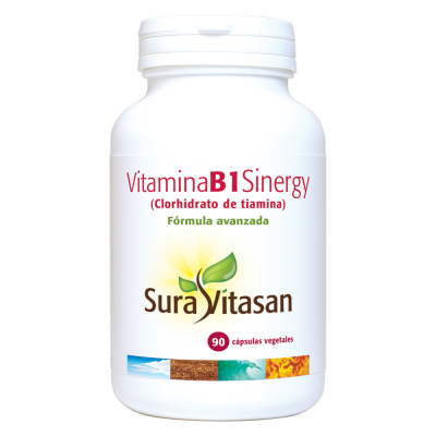 Vitamina B1 Sinergy - 90 cápsulas. Sura Vitasan. Herbolario Salud Mediterránea