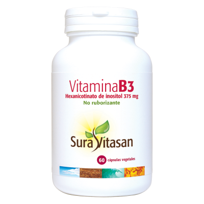 Vitamina B3 - 60 cápsulas. Sura Vitasan. Herbolario Salud Mediterránea
