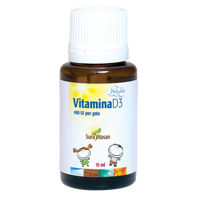 Vitamina D3 Peques- 15 ml. Sura Vitasan. Herbolario Salud Mediterránea