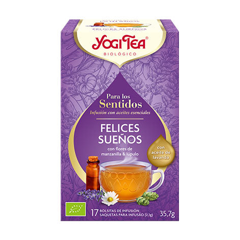 Felices Sueños - 17 Filtros. Yogi Tea. Herbolario Salud Mediterránea