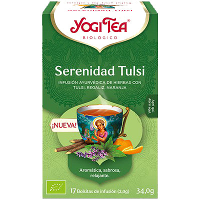 Serenidad Tulsi - 17 Filtros. Yogi Tea. Herbolario Salud Mediterranea