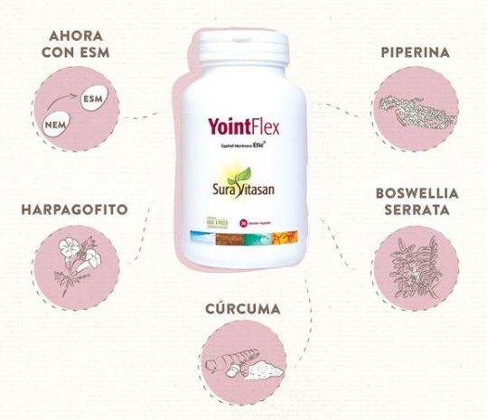 YointFlex - info. Sura Vitasan. Herbolario Salud Mediterránea